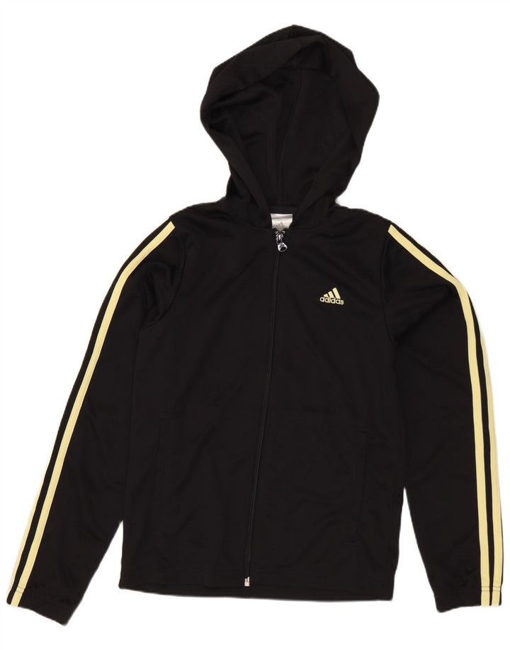 Γυναικεία αθλητική φόρμα Adidas Top Jacket UK 8 Small Black Polyester