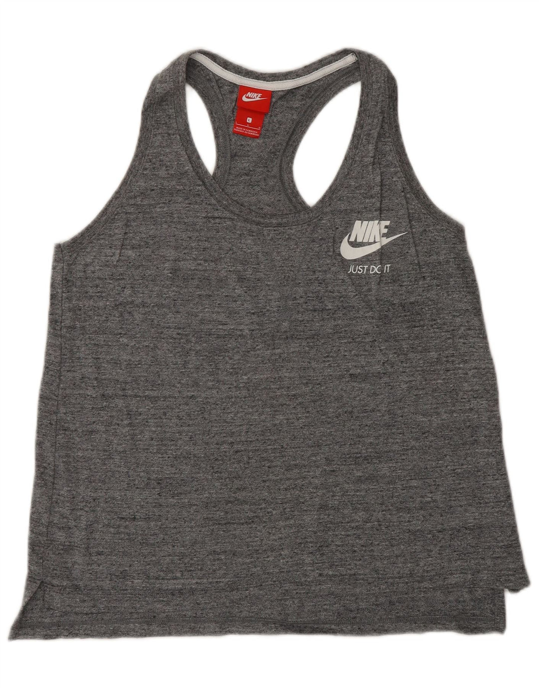 Γυναικείο φανελάκι NIKE UK 14 Μεγάλο βαμβακερό γκρι νιφάδες