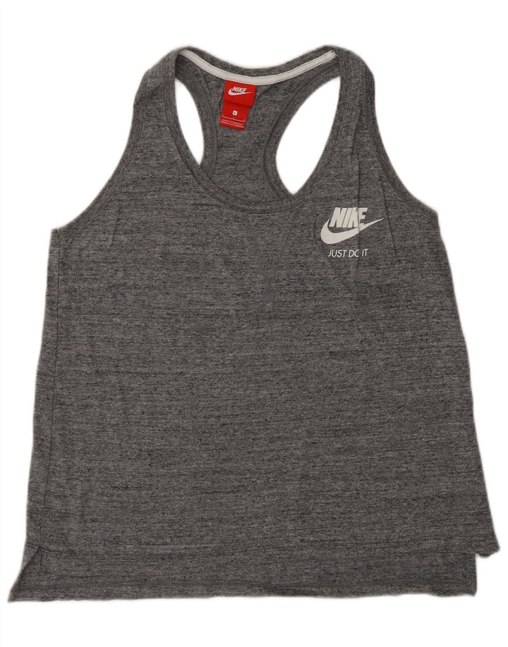 Γυναικείο φανελάκι NIKE UK 14 Μεγάλο βαμβακερό γκρι νιφάδες