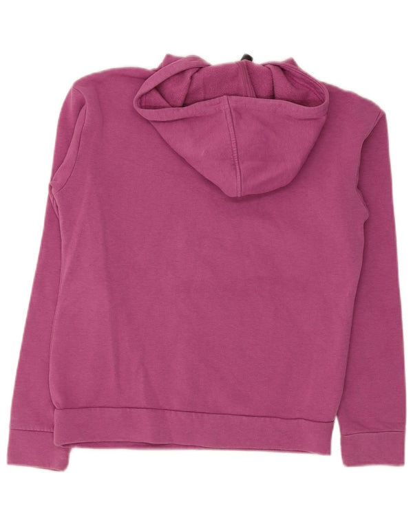 Adidas Regular Fit Hoodie Jumper 11-12 ετών Pink Colourblock Βαμβακερό
