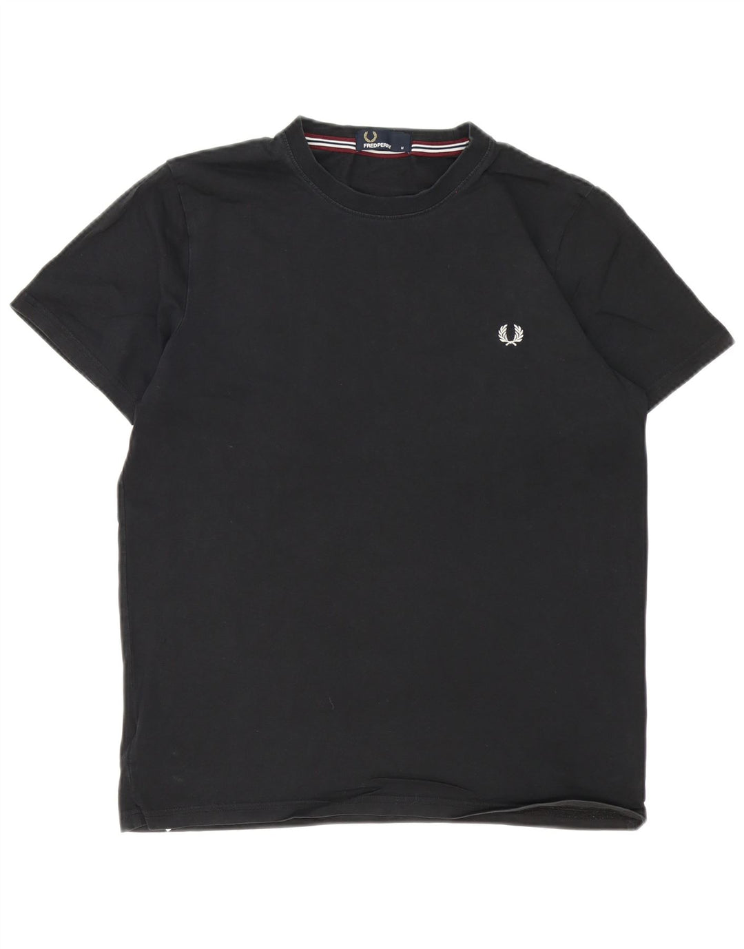 Fred Perry Ανδρικό T-Shirt Top Μεσαίο μαύρο βαμβακερό