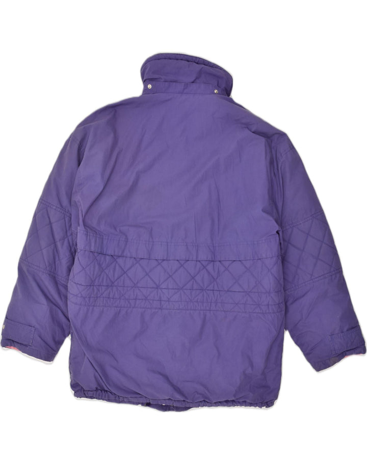 DIADORA Womens Windbreaker Jacket UK 10 Small Purple Polyester | Vintage Diadora | Thrift | Second-Hand Diadora | Used Clothing | Messina Hembry 