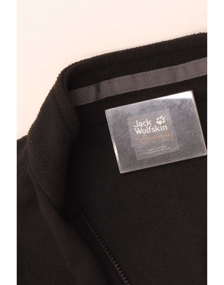Jack Wolfskin Ανδρικό Fleece Jacket UK 36/38 Small Black Polyester