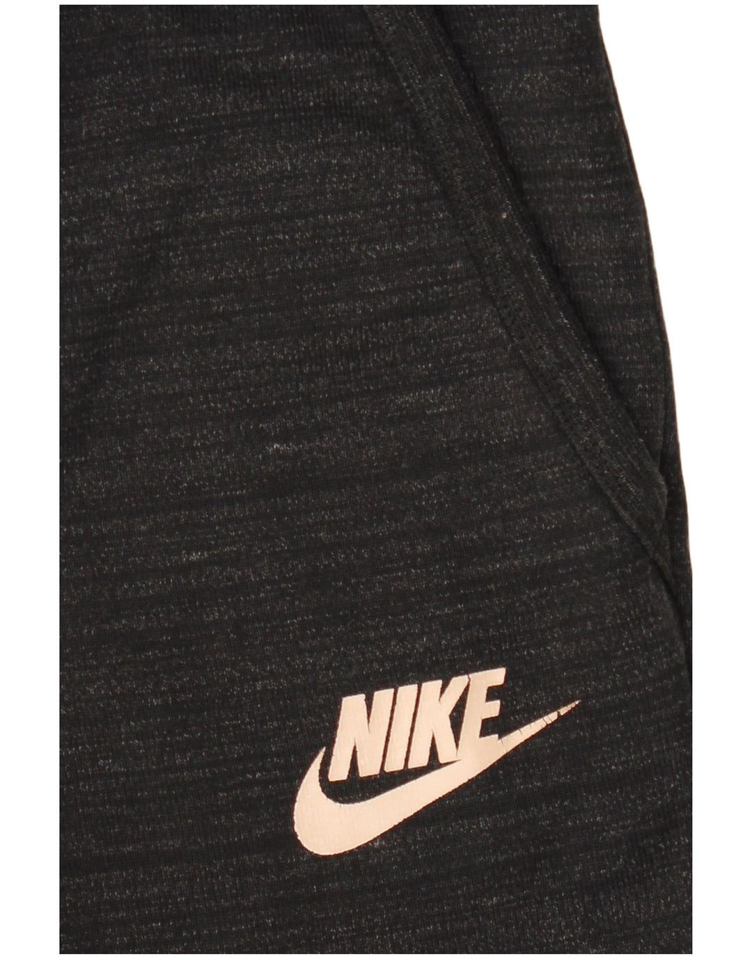 Ανδρικό παντελόνι αθλητικής φόρμας NIKE, μεσαίο μαύρο βαμβακερό