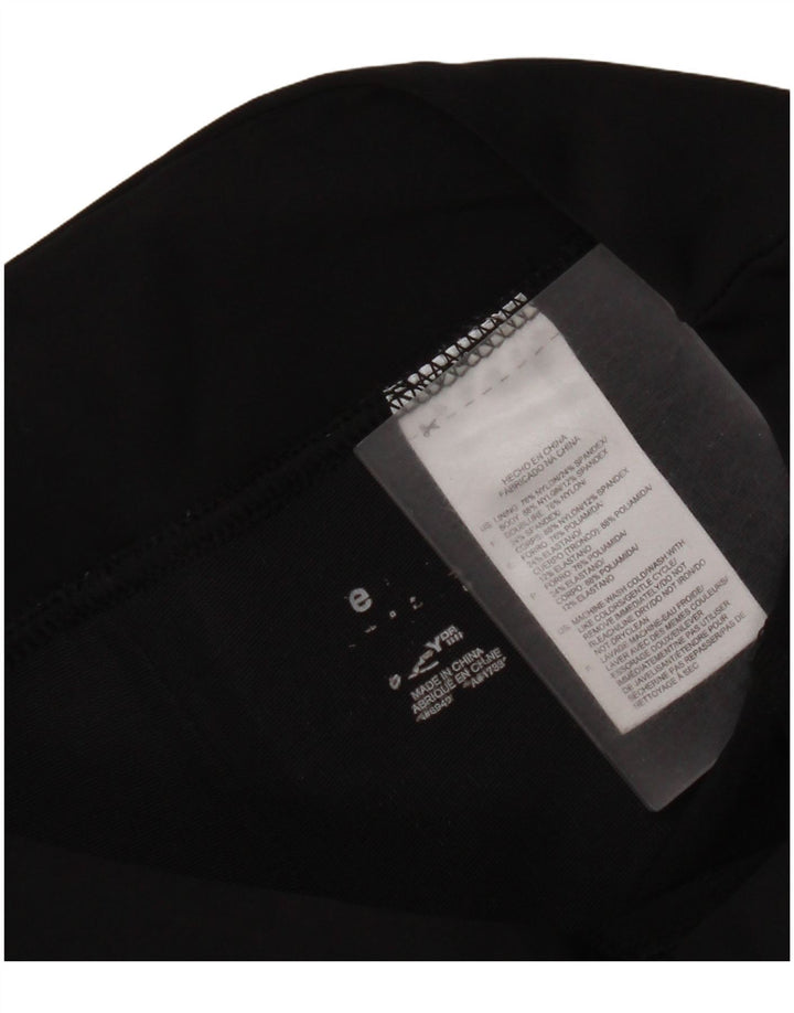 Reebok Γυναικείο Παντελόνι Capri W28 L19 Μαύρο νάιλον