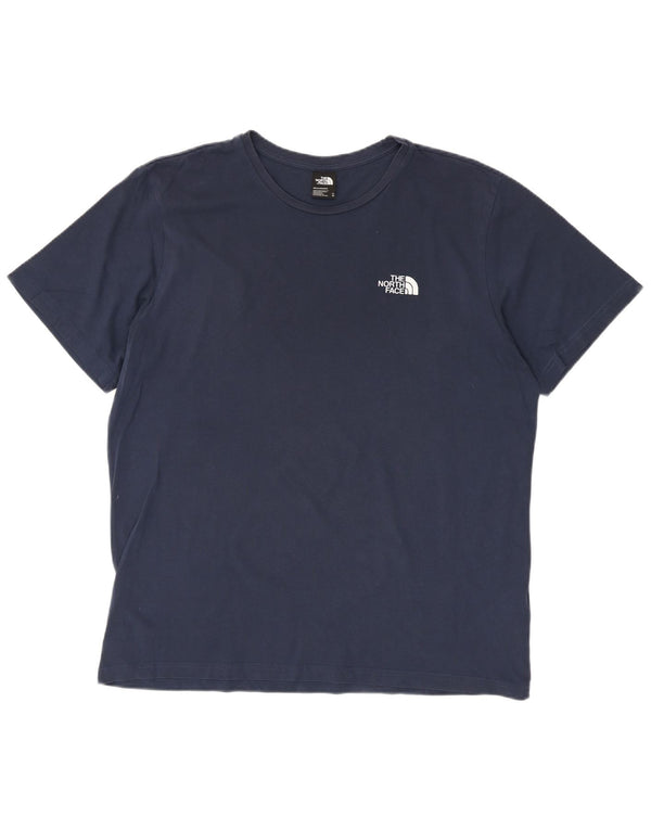 Ανδρικό γραφικό T-Shirt North Face Top XL Navy Blue Cotton