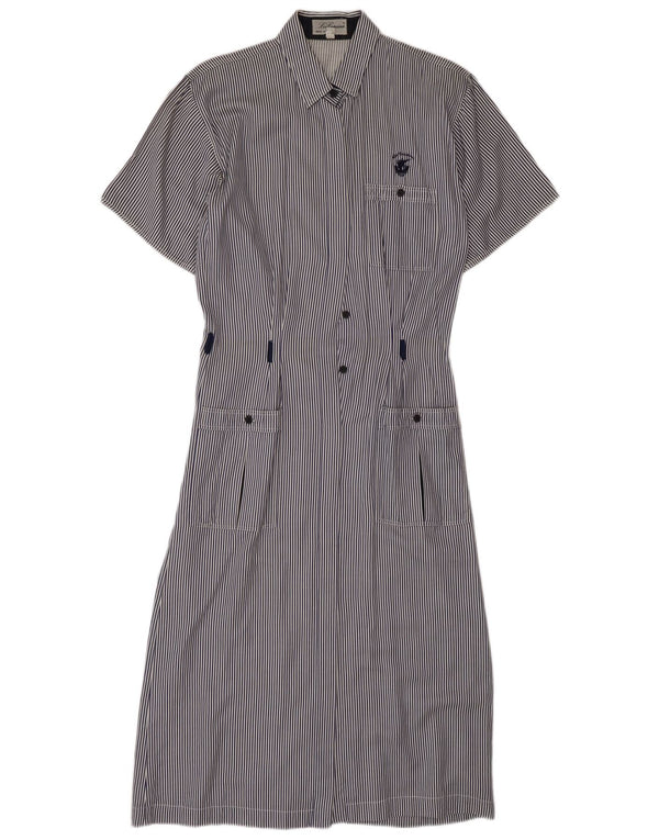 Γυναικείο πουκάμισο LES COPAINS UK 12 Medium Navy Blue ριγέ