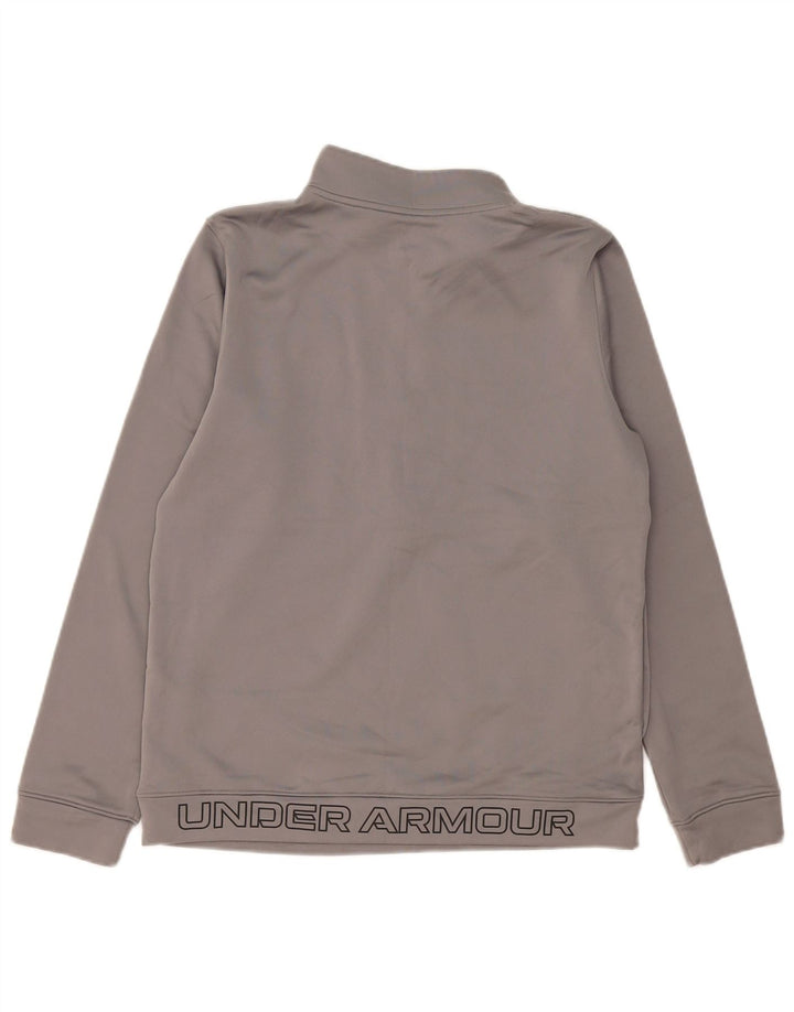 Under Armour Boys Φούτερ με φερμουάρ 13-14 ετών XL Grey Polyester