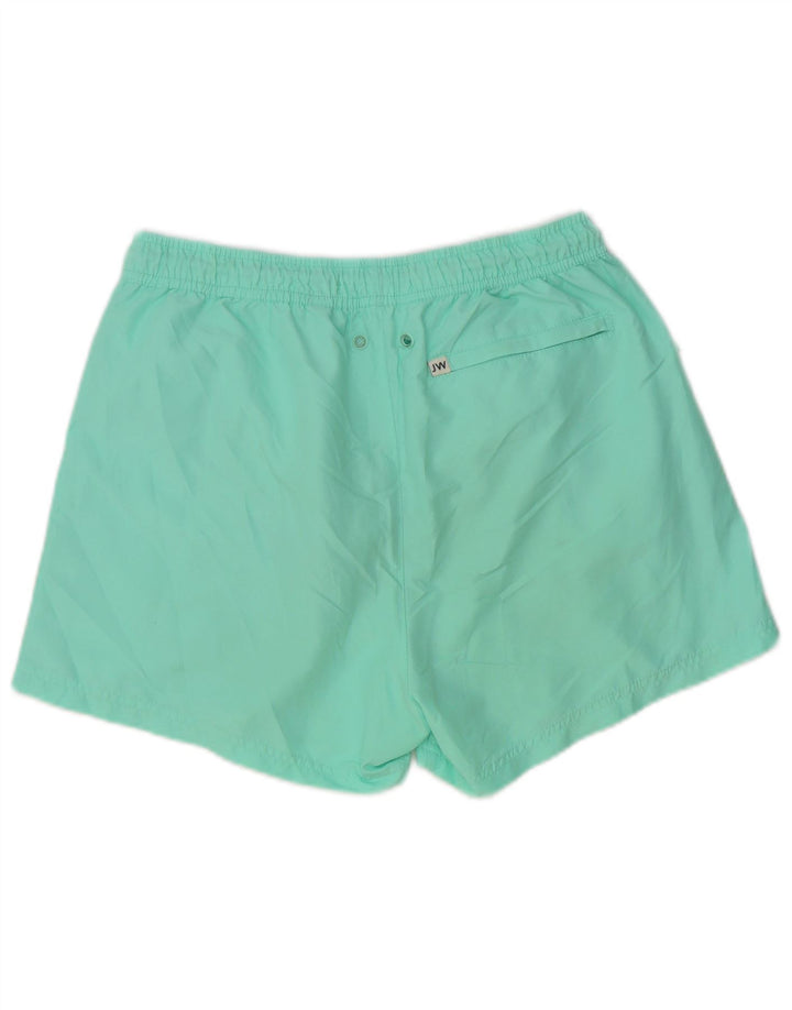 Ανδρικό γραφικό σορτς κολύμβησης Jack Wills με μεσαίο τιρκουάζ χρώμα
