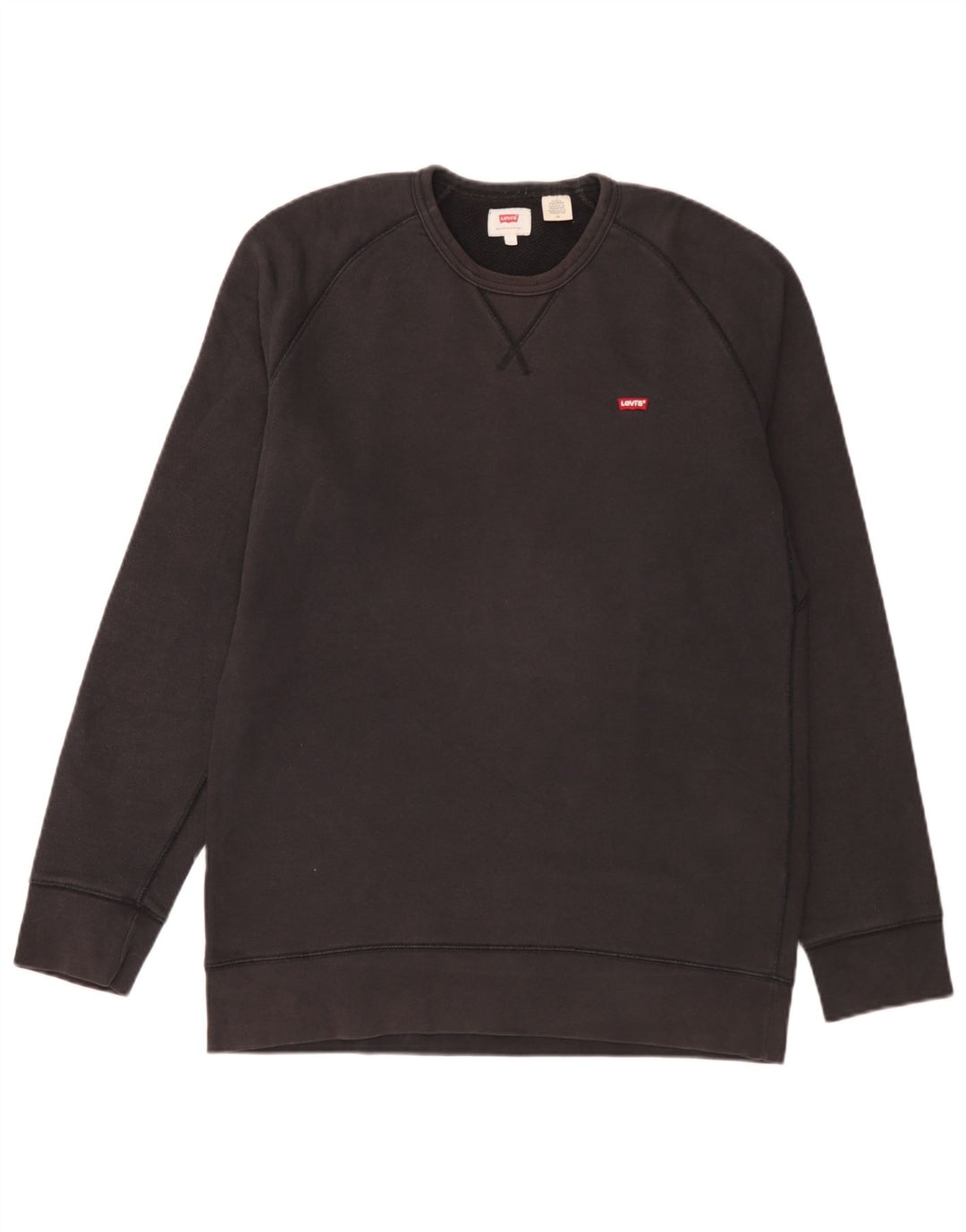 Ανδρικό φούτερ Levi's Jumper μεγάλο μαύρο βαμβακερό