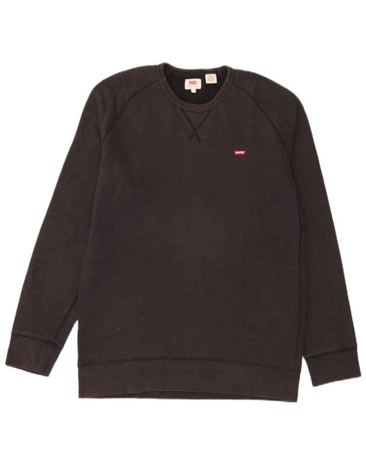 Ανδρικό φούτερ Levi's Jumper μεγάλο μαύρο βαμβακερό