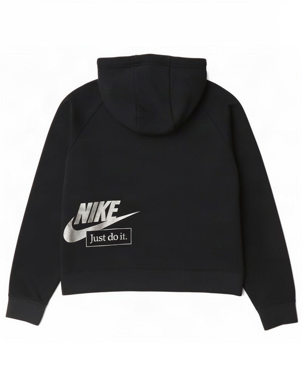 Γυναικείο πουλόβερ με κουκούλα με φερμουάρ Nike μεγάλου μεγέθους Crop UK 6 XS Γκρι βαμβακερό