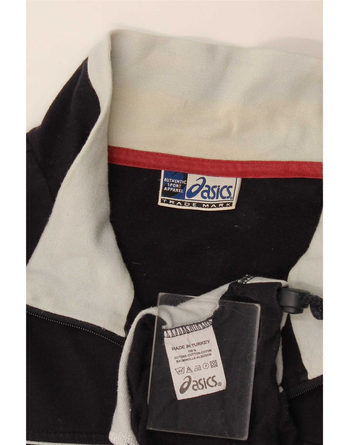 Ανδρική φόρμα Asics Top Jacket 2XL Navy Blue Colourblock Βαμβακερό