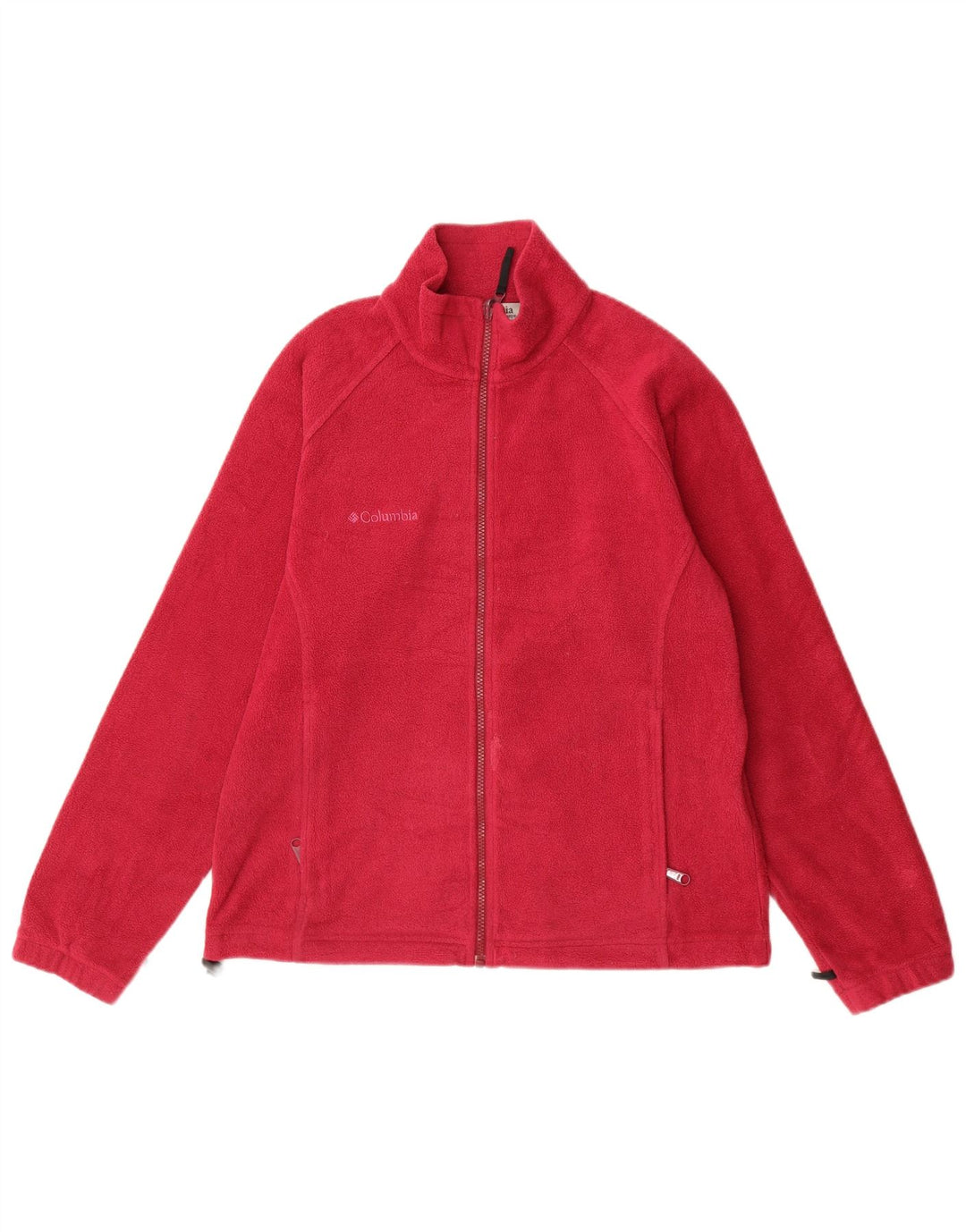 Columbia Γυναικείο μπουφάν Fleece UK 14 Medium Red Polyester