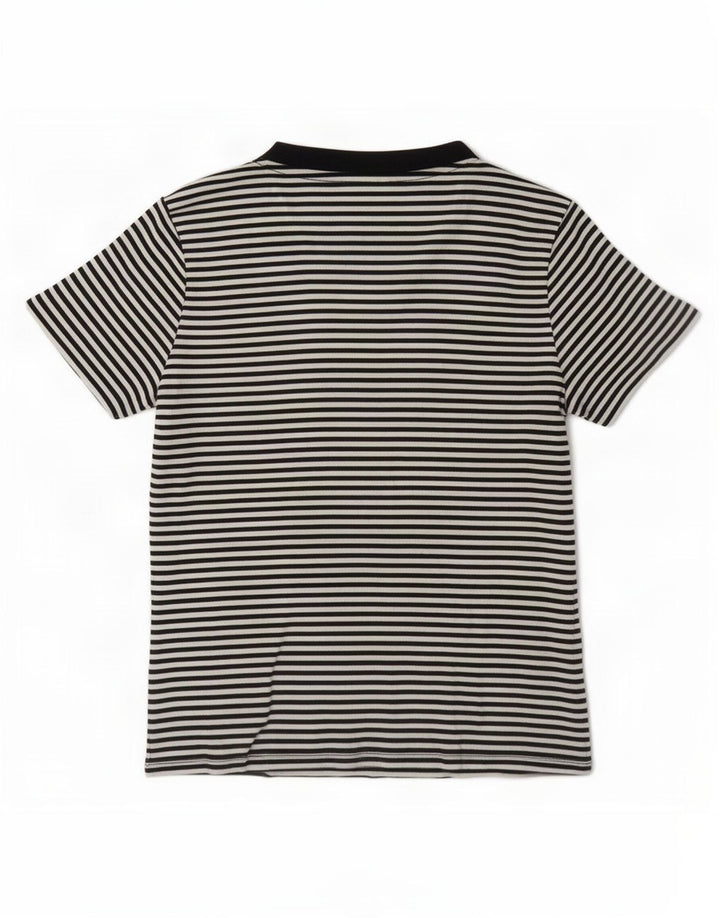 Γυναικείο T-Shirt Levi's Top UK 14 Medium Black Pinstripe