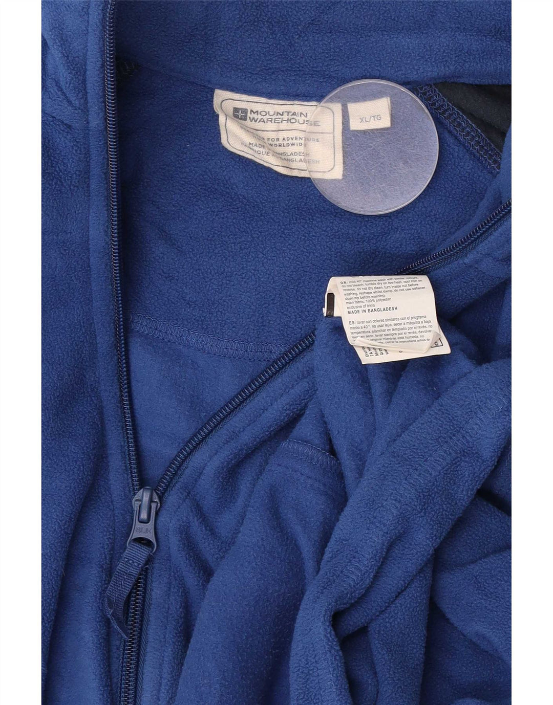 Mountain Warehouse Ανδρικό Fleece Jacket UK 42 XL Blue Colorblock Polyester