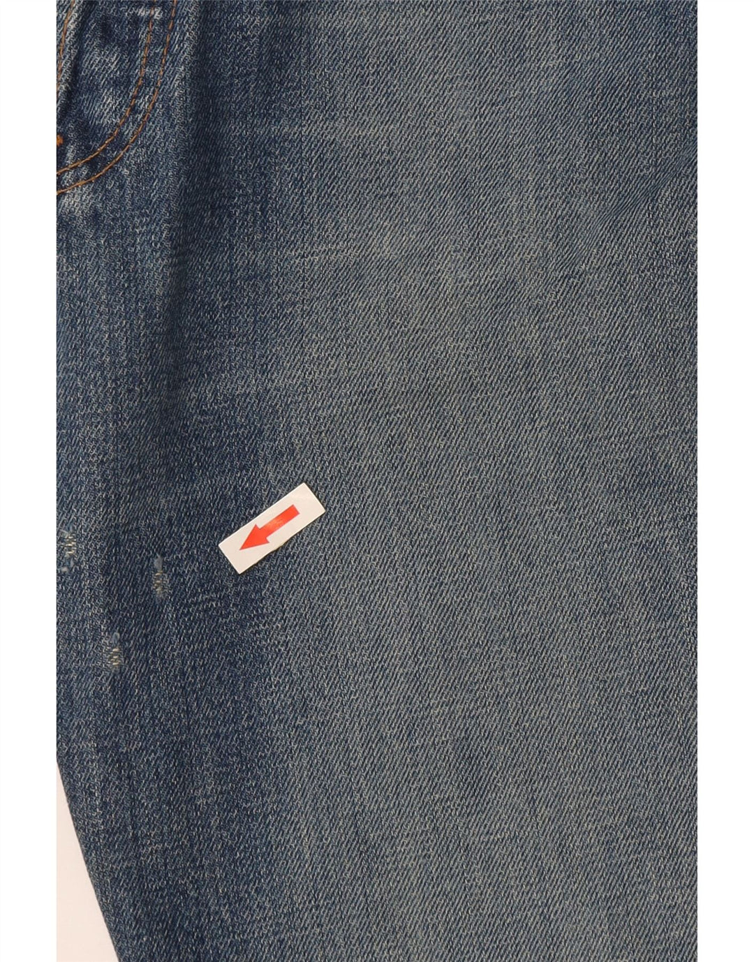 Levi's Mens 501 Distressed Straight Jeans W27 L32 Μπλε βαμβακερό