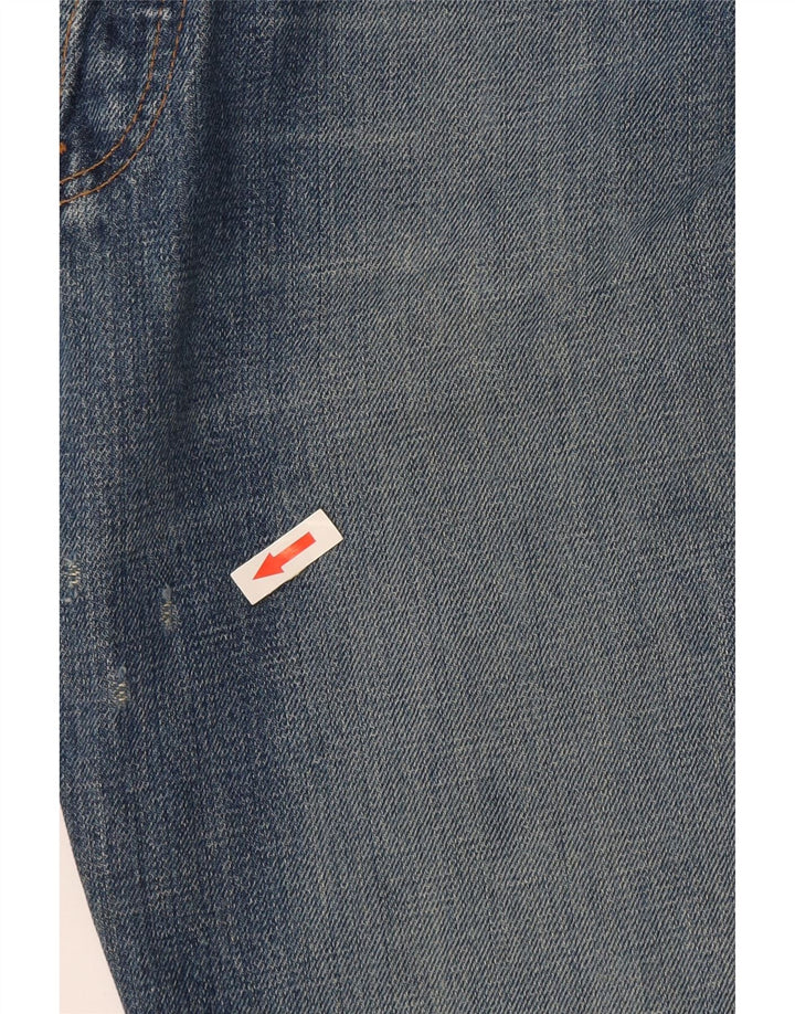 Levi's Mens 501 Distressed Straight Jeans W27 L32 Μπλε βαμβακερό