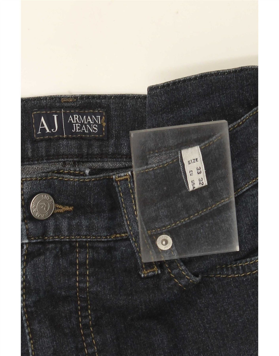 Armani Jeans Γυναικείο Straight Jeans W33 L34 Navy Blue
