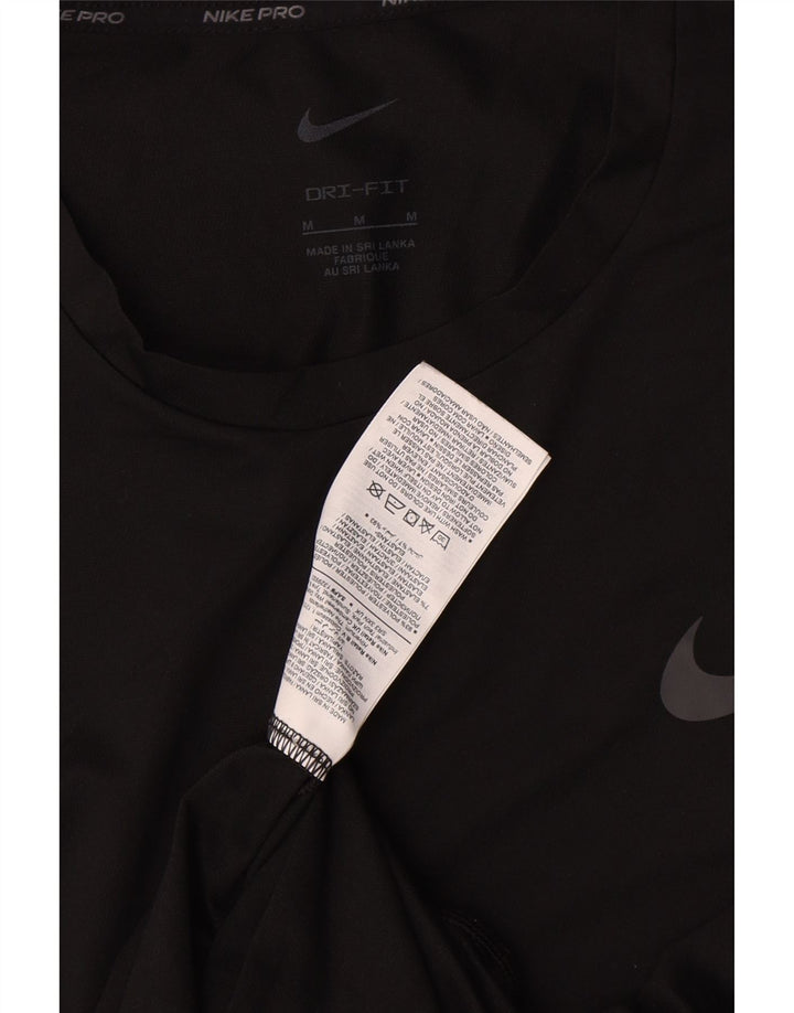 Ανδρικό γιλέκο Nike Dri Fit, μεσαίο μαύρο πολυεστέρας