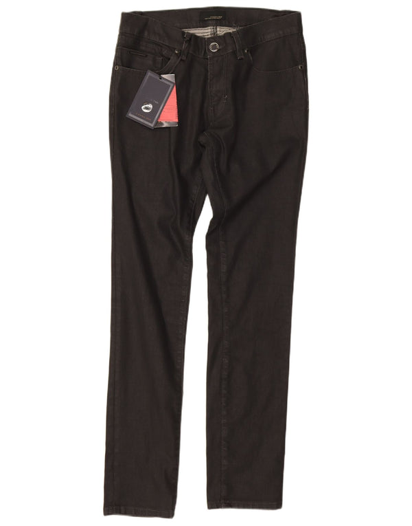Ανδρικό στενό τζιν Zara χαμηλή μέση EU 31 Medium W31 L31 μαύρο βαμβακερό