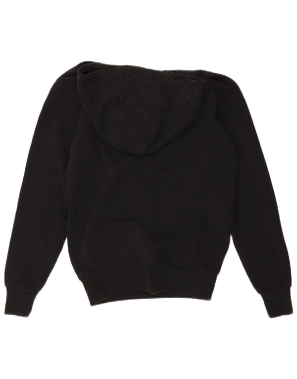 Ellesse Γυναικείο Γραφικό Hoodie Jumper UK 8 Small Black Cotton