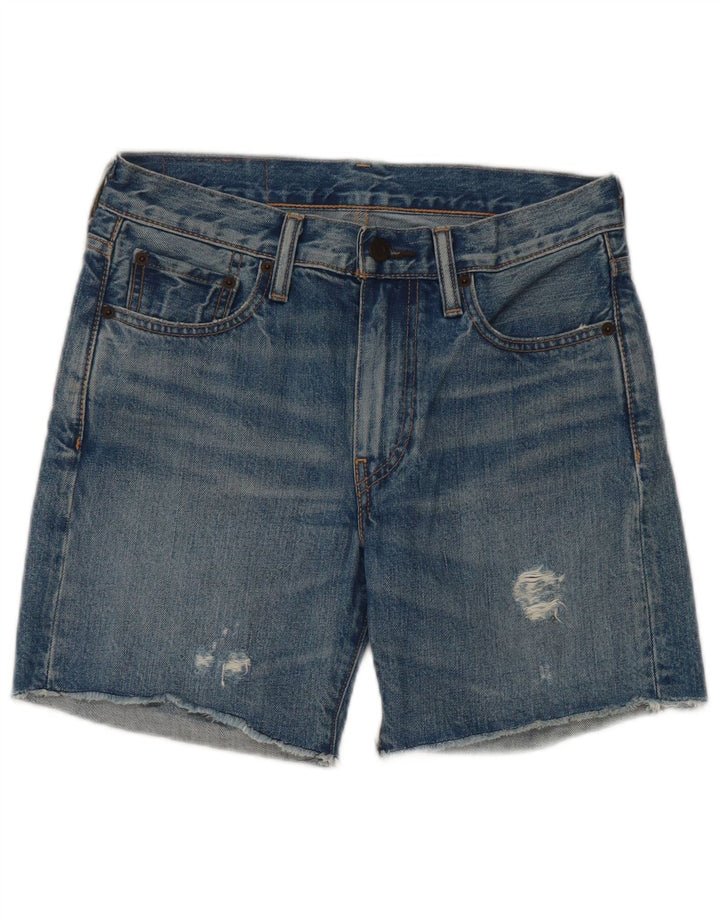 Γυναικείο Σορτς Levi's 505 Τζιν W27 Μικρό Μπλε Βαμβακερό