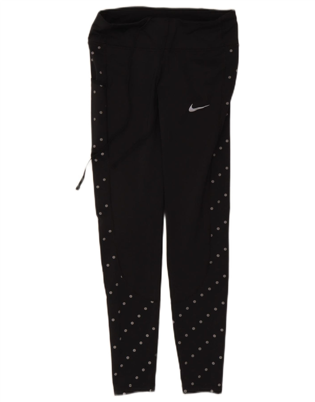 Γυναικείο κολάν Nike UK 8 Μικρός πολυεστέρας με μαύρα στίγματα
