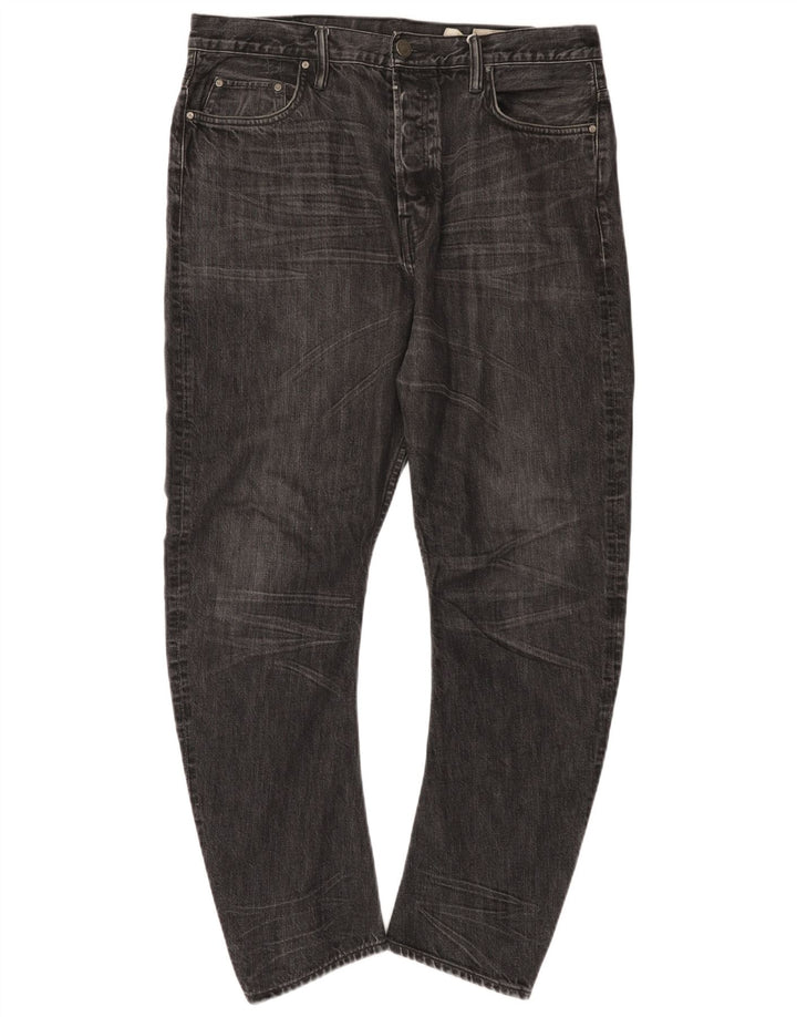 All Saints Ανδρικό Slim Jeans W34 L27 Μαύρο βαμβακερό