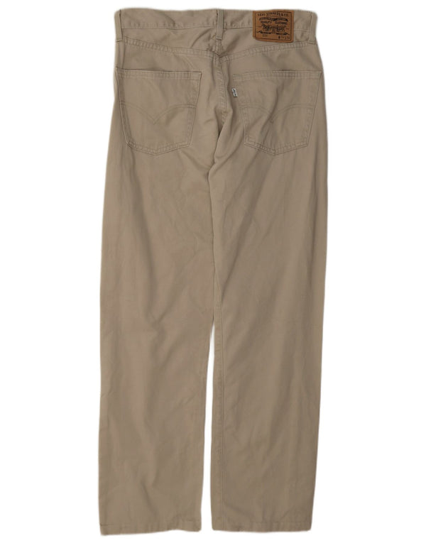 Levi's Mens 551 Straight Loose Fit Casual Παντελόνι W32 L29 Μπεζ βαμβακερό
