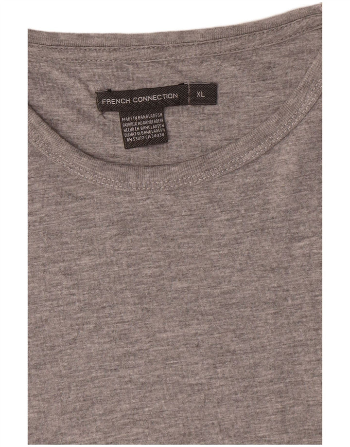 Ανδρικό T-Shirt French Connection Top XL Γκρι βαμβακερό