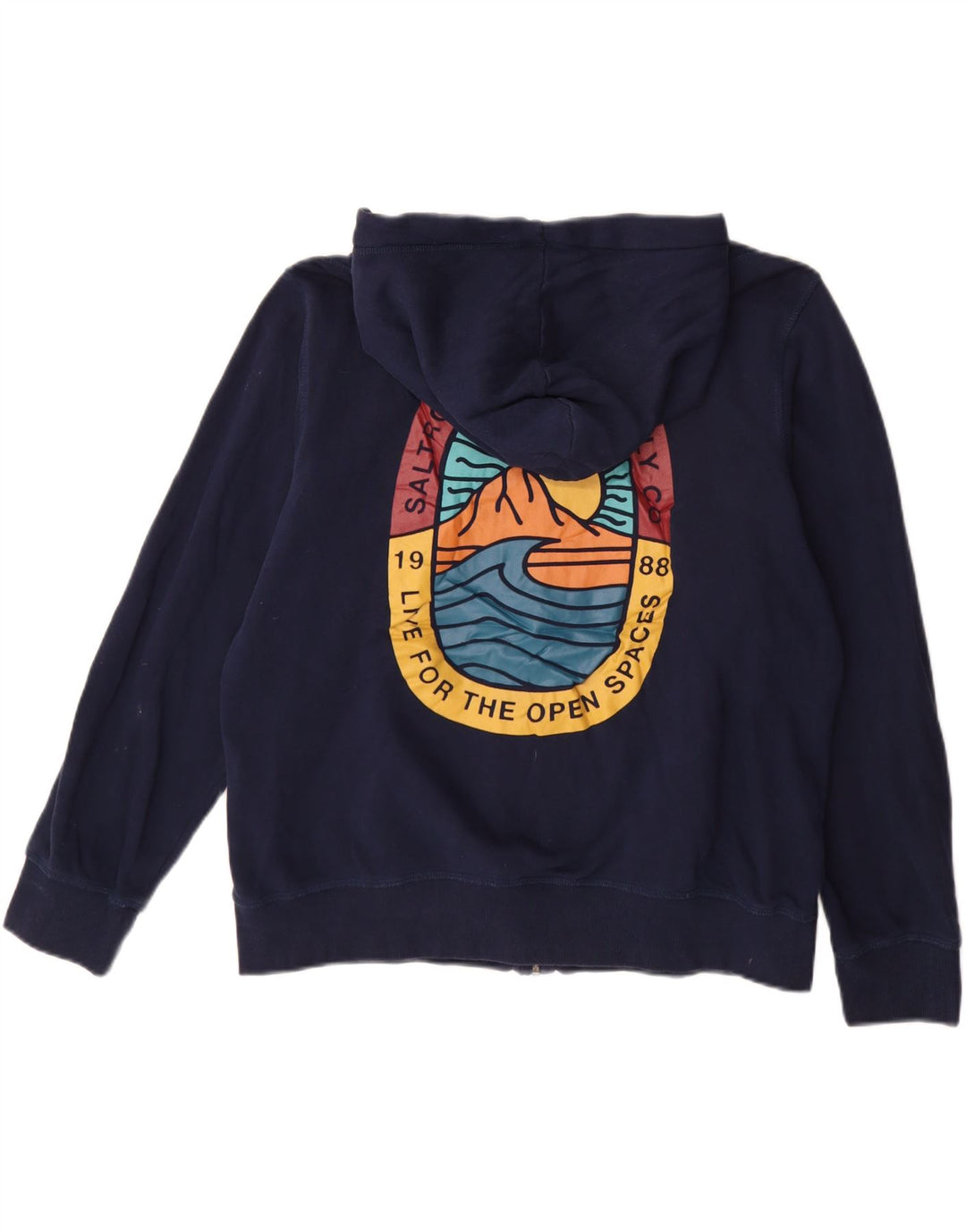 SALTROCK Γυναικείο πουλόβερ με κουκούλα με φερμουάρ μεγάλου μεγέθους UK 16, μπλε ναυτικό