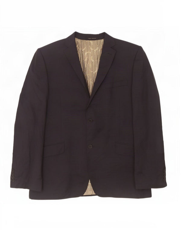 Ted Baker Ανδρικό μπουφάν σακάκι UK 44 2XL Navy Blue Wool