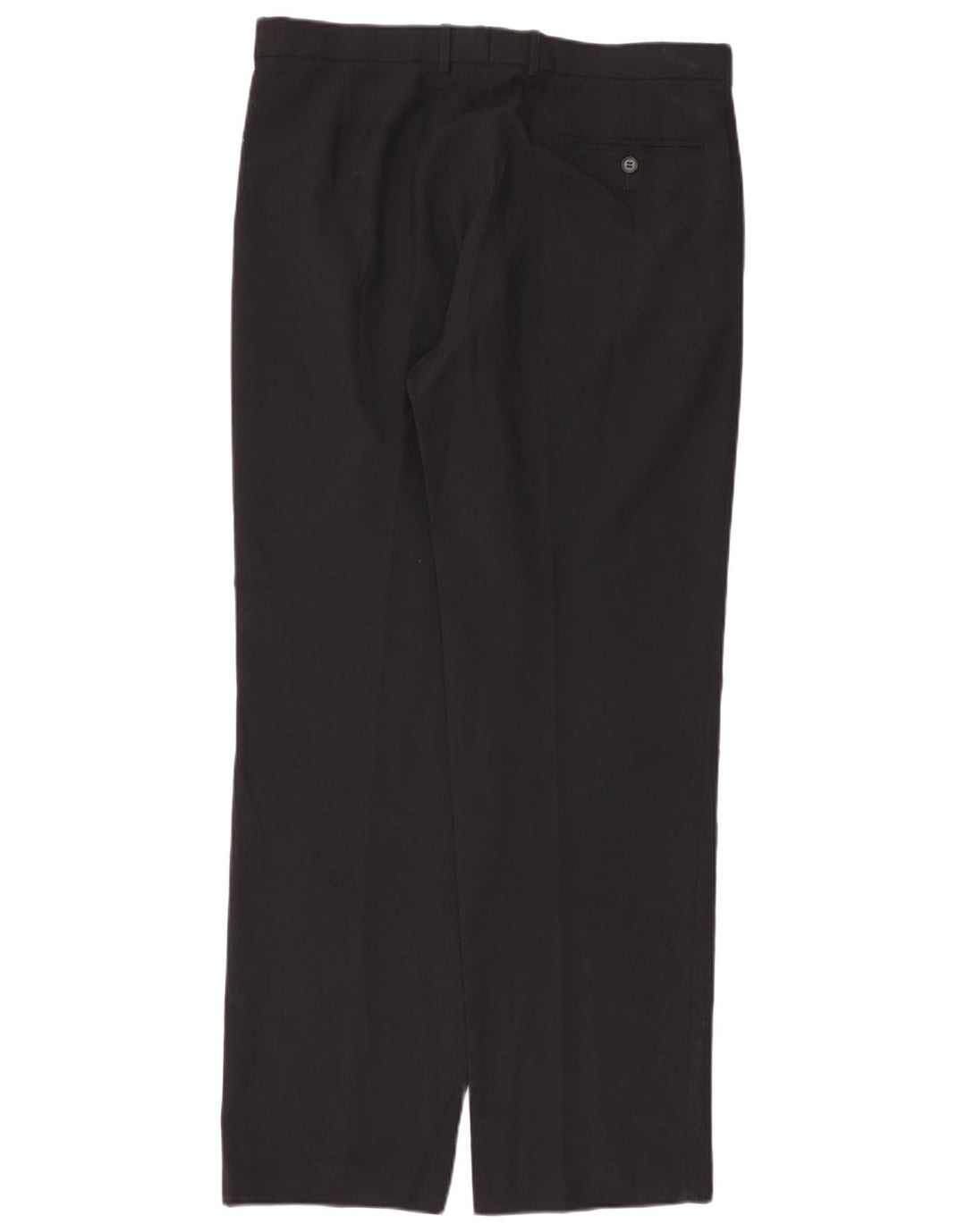 Ανδρικό ίσιο παντελόνι Marks & Spencer W36 L33 Navy Blue Polyester