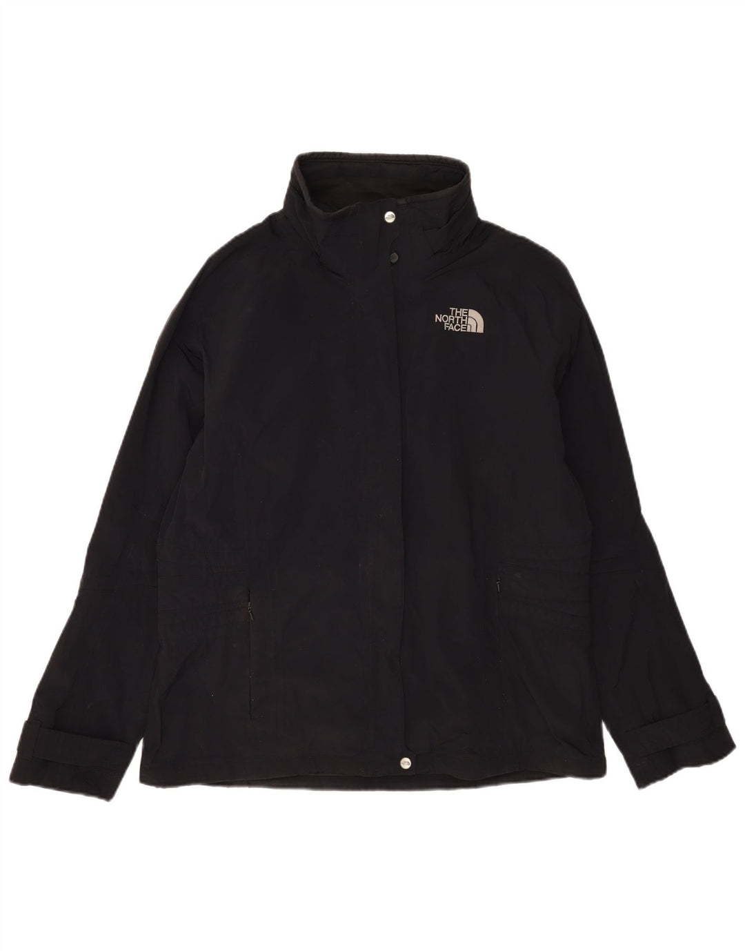 Το North Face γυναικείο μπουφάν βροχής μεγάλου μεγέθους UK 18 XL μαύρο νάιλον