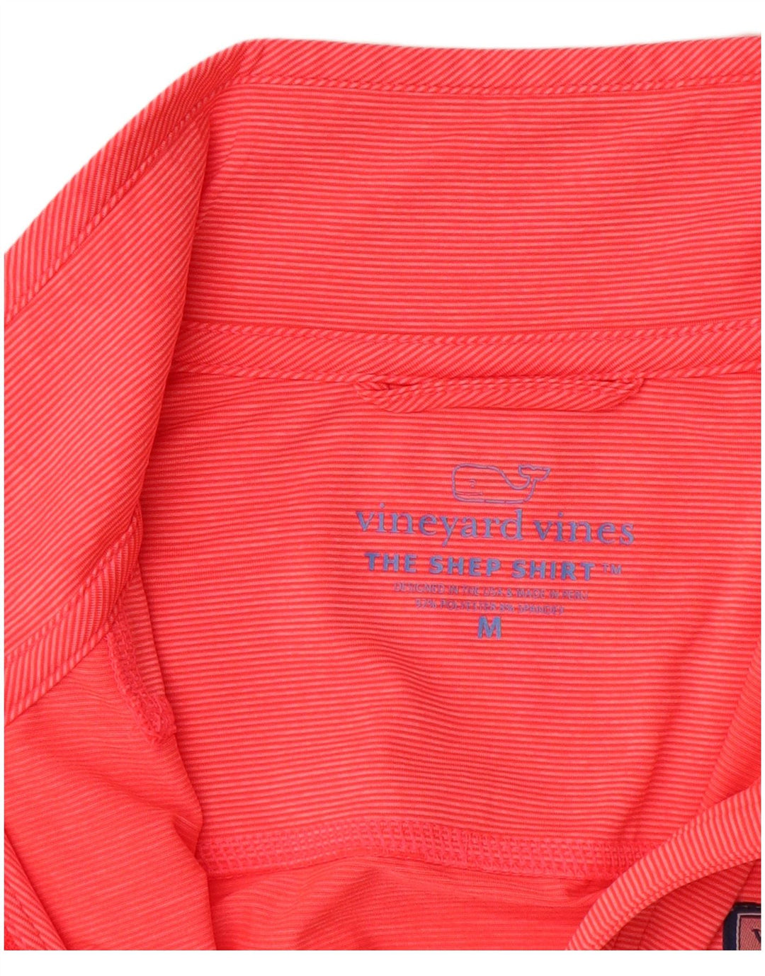 VINEYARD VINES Γυναικείο μπλουζάκι με φερμουάρ και μακρυμάνικο UK 14 μεσαίο ροζ ριγέ