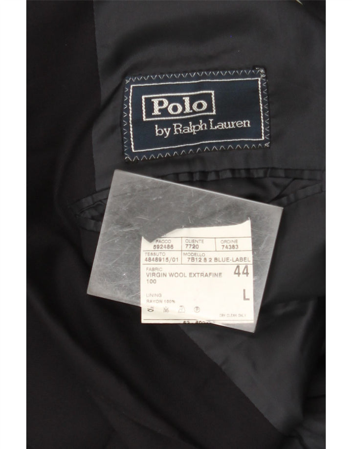 POLO RALPH LAUREN Ανδρικό σακάκι 2 κουμπιών UK 44 2XL Navy Blue Wool