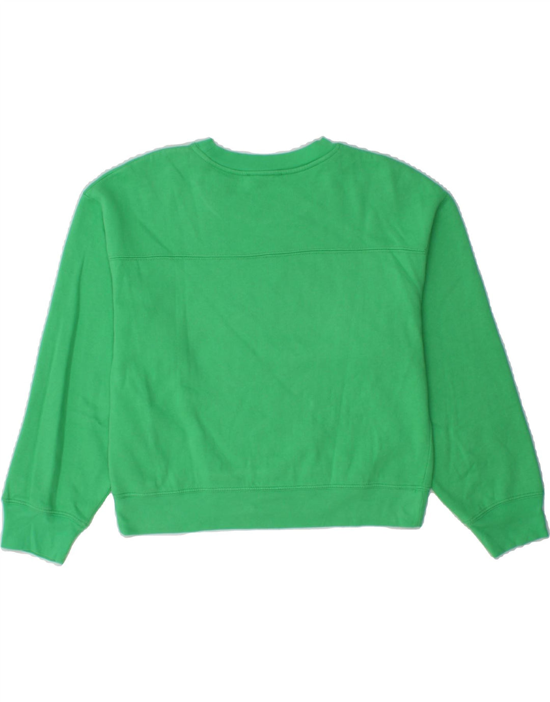 ZARA Womens Sweatshirt Jumper UK 10 Small Green Cotton Vintage Zara and Second-Hand Zara from Messina Hembry 