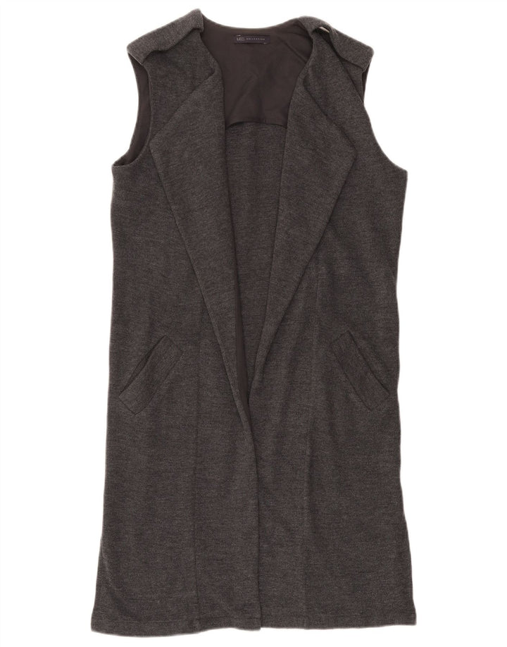 MARKS & SPENCER Γυναικείο Αμάνικο Ζακέτα UK 8 Small Grey