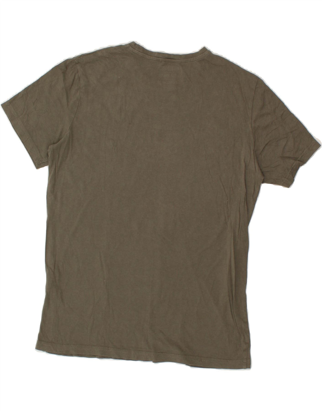 CARRERA Womens Authentic T-Shirt Top UK 14 Medium Khaki Cotton | Vintage Carrera | Thrift | Second-Hand Carrera | Used Clothing | Messina Hembry 