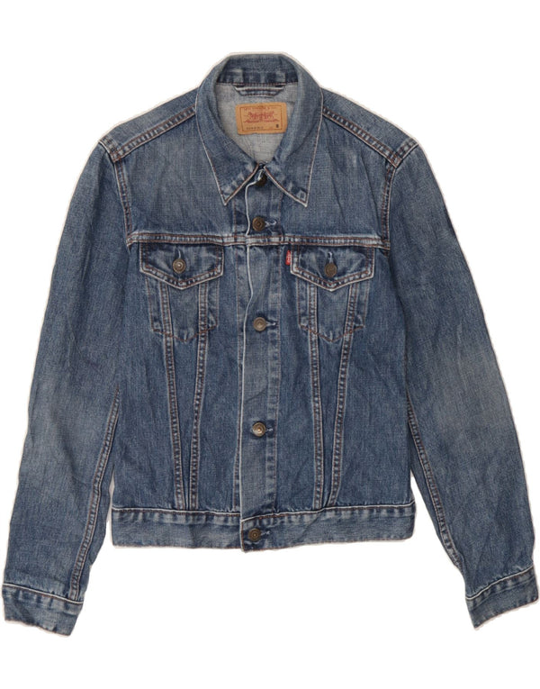 LEVI'S Girls Denim Jacket 10-11 Years Small  Blue Cotton