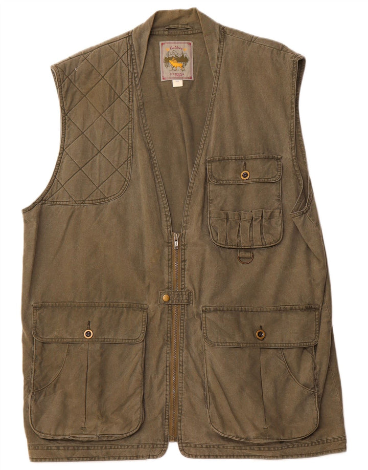 FRANKONIA JAGD Ανδρικό Gilet UK 40 Large Khaki Cotton