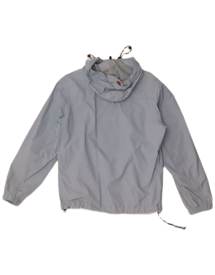 Γυναικείο μπουφάν βροχής με κουκούλα Napapijri UK 10 Small Blue