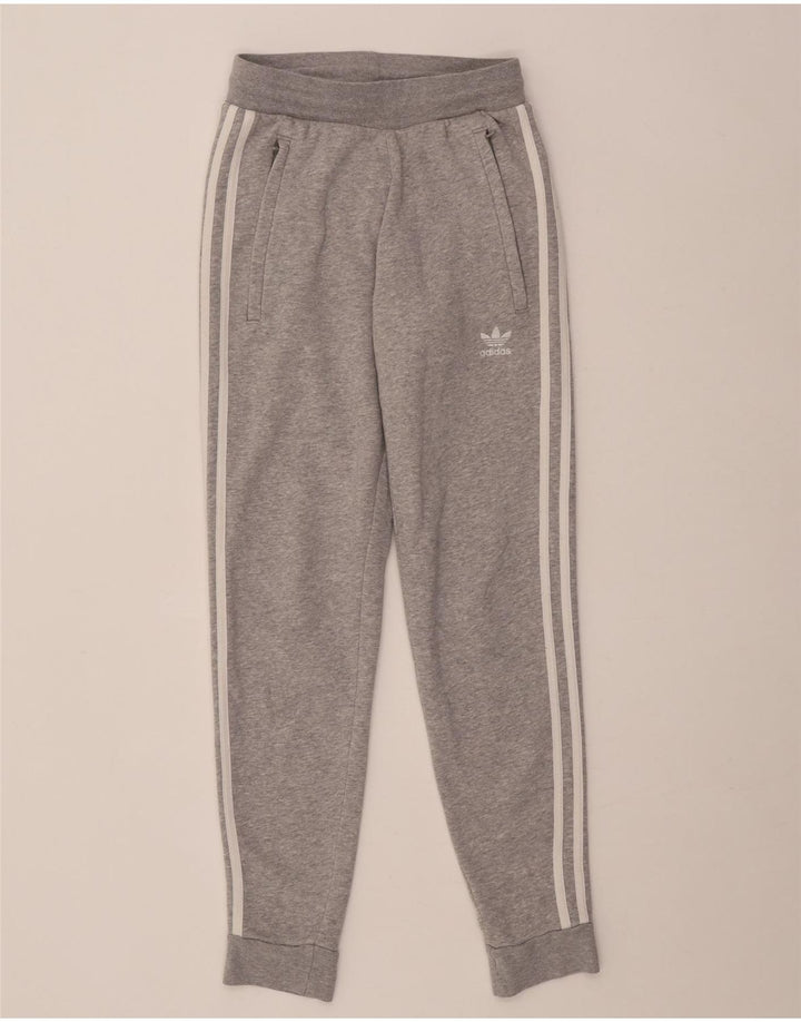 Γυναικεία αθλητική φόρμα Adidas Παντελόνι Joggers Βαμβακερό μεσαίο γκρι