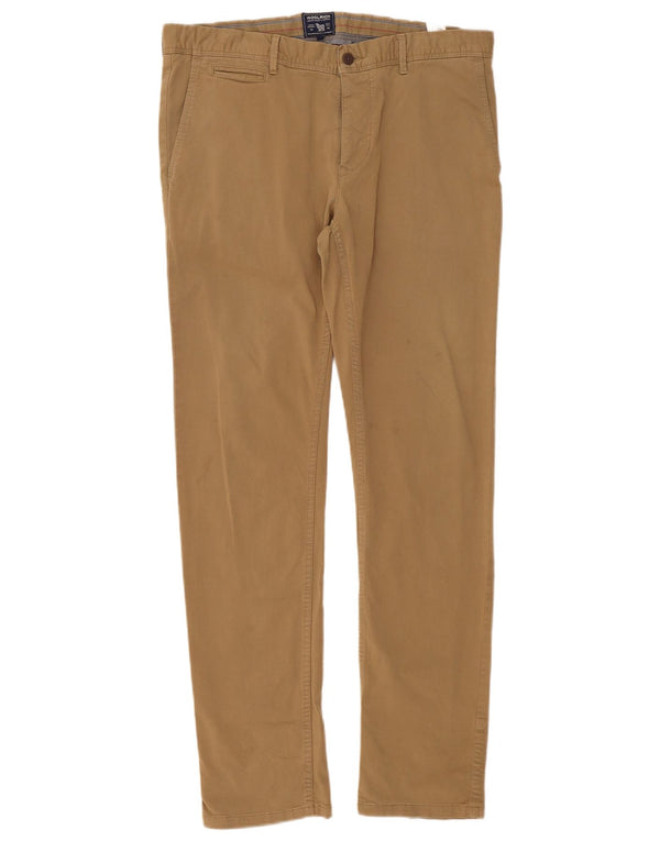 Woolrich Ανδρικό Slim παντελόνι Chino W36 L32 Καφέ βαμβακερό