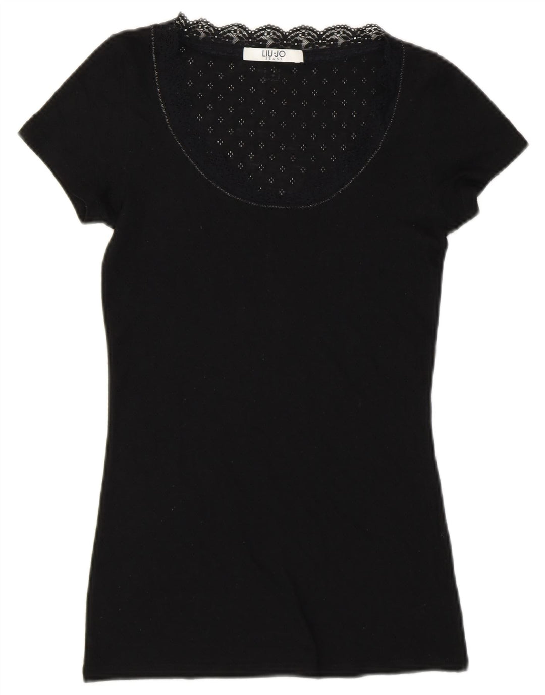 Liu Jo Γυναικείο T-Shirt Top UK 8 Small Black