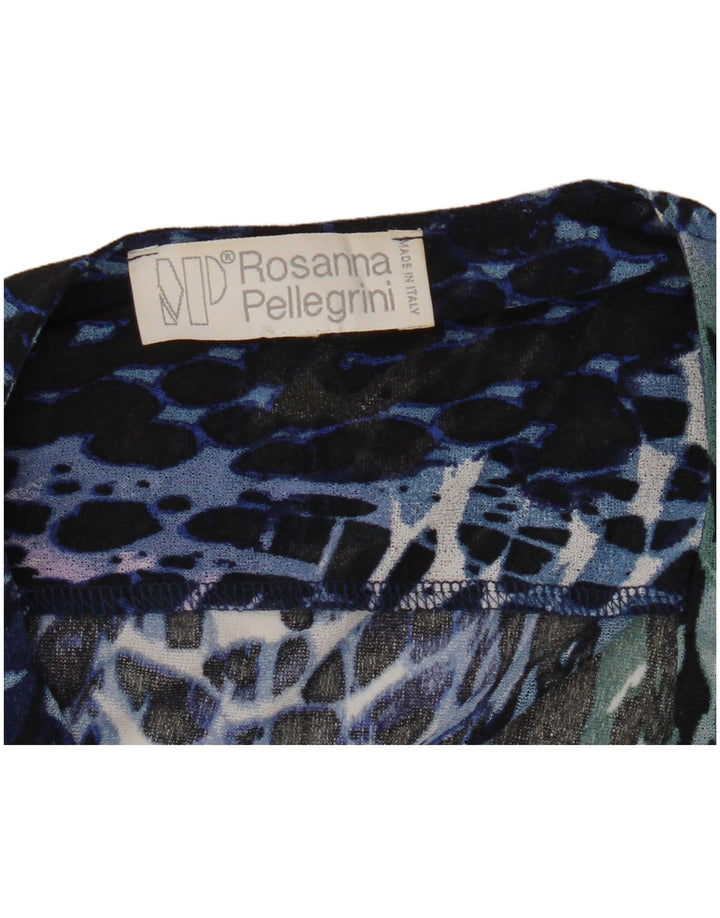 ROSANNA PELLEGRINI Γυναικείο πουκάμισο Μπλούζα UK 14 Medium Πολύχρωμο