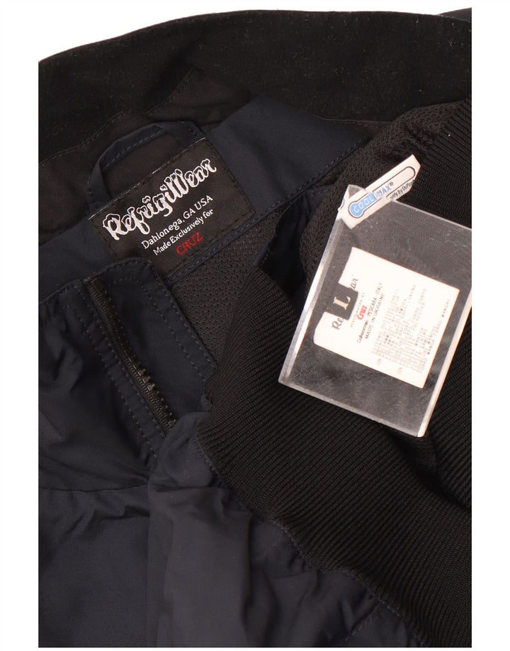 Ανδρικό μπουφάν Refrigiwear Bomber UK 40 Large Navy Blue Polyamide