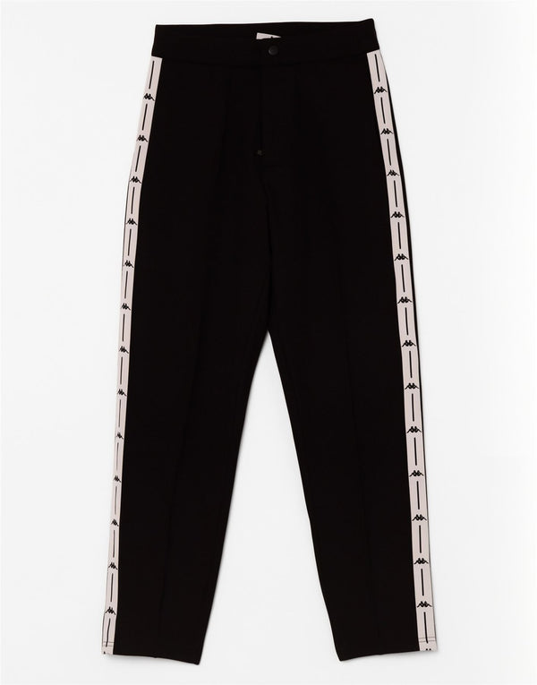 Kappa Womens Graphic Tracksuit Trousers Small Black Colourblock Sports