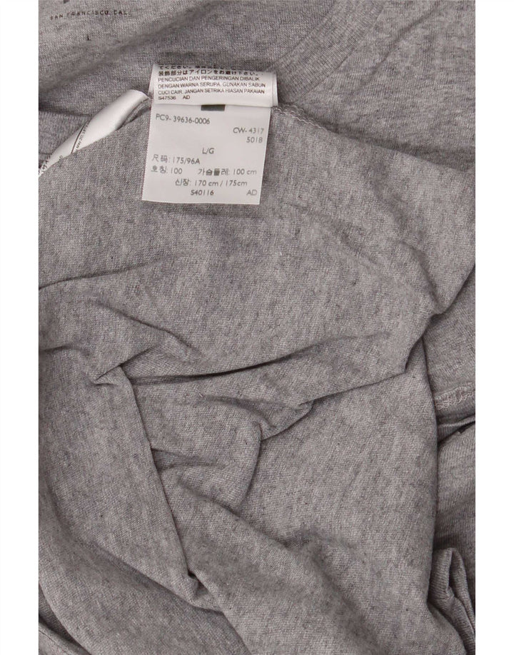 Ανδρικό γραφικό T-Shirt Levi's Top μεγάλο γκρι βαμβακερό ριγέ